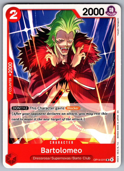 Bartolomeo UC The Azure Sea's Seven OP14-011 NM 2026