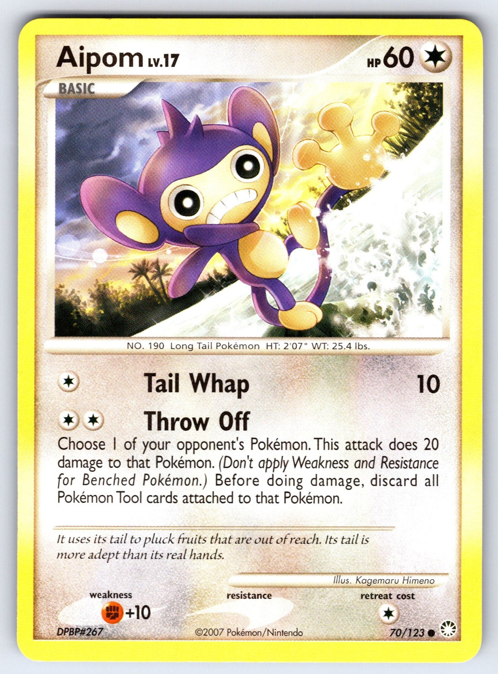 Aipom Common Mysterious Treasures 70/123 LP 2007
