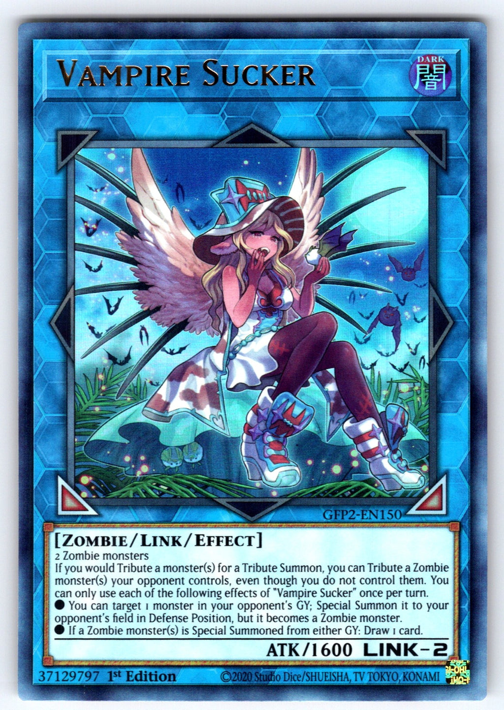 Vampire Sucker Unlimited Ultra Rare 2019 Gold Sarcophagus Tin Mega Pack MP19-EN0