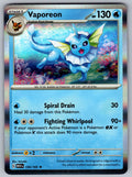 Vaporeon Holo Rare SV: Scarlet & Violet 151 134/165 NM 2023