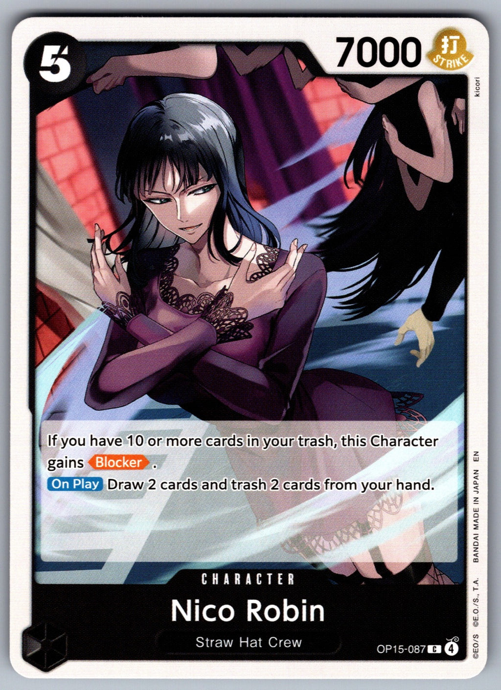 Nico Robin () C Adventure on Kami's Island OP15-087 NM 2026
