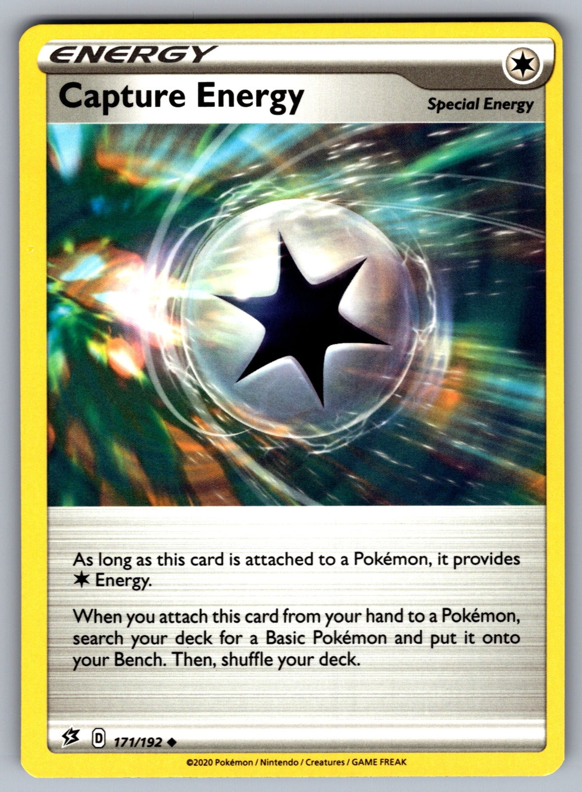 Capture Energy Uncommon SWSH02: Rebel Clash 171/192 NM 2020
