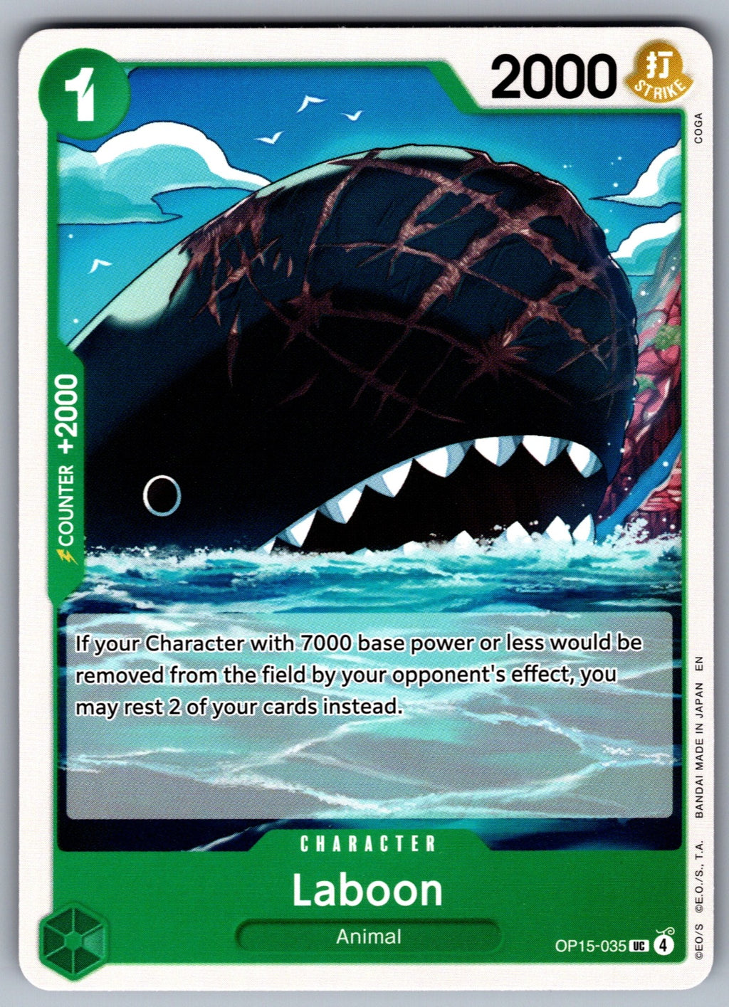 Laboon UC Adventure on Kami's Island OP15-035 NM 2026