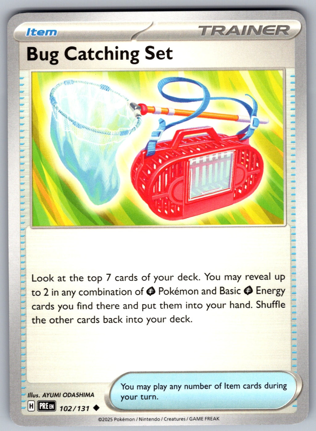 Bug Catching Set Uncommon SV: Prismatic Evolutions 102/131 NM 2025