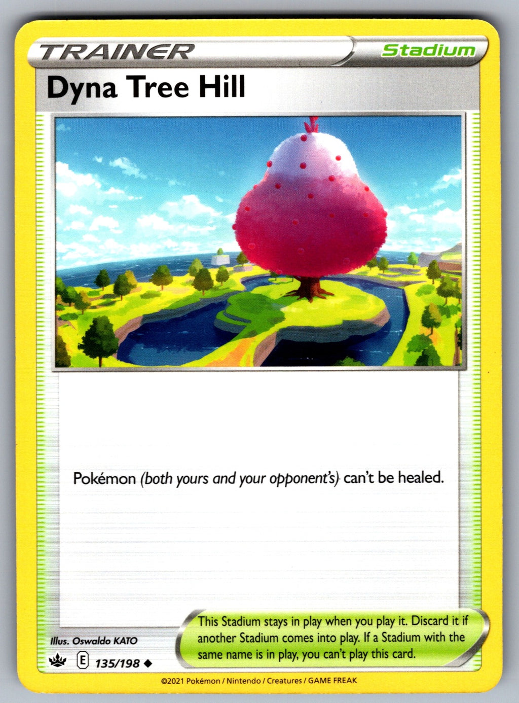 Dyna Tree Hill Uncommon SWSH06: Chilling Reign 135/198 NM 2021