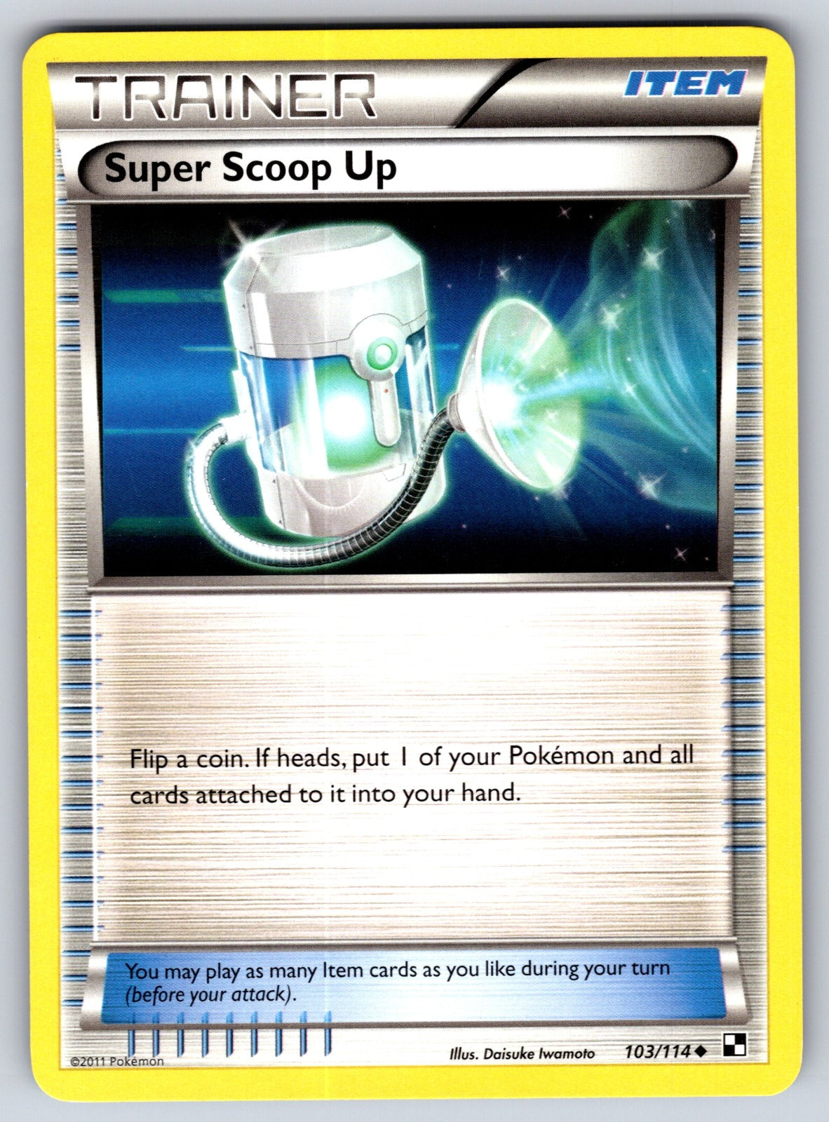 Super Scoop Up Uncommon Black and White 103/114 LP 2011
