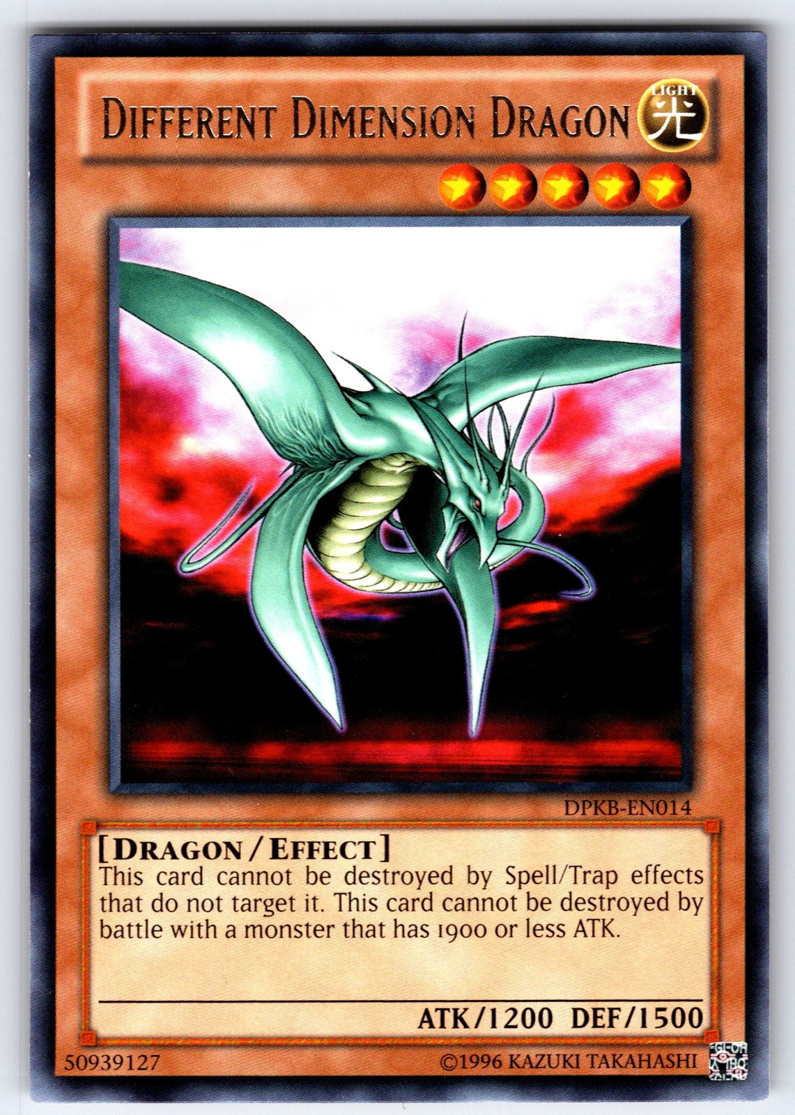 Different Dimension Dragon Unlimited Rare Duelist Pack: Kaiba DPKB-EN014 NM 2010