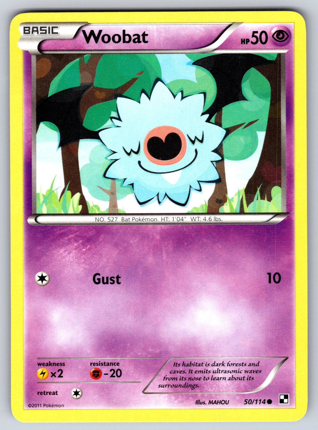 Woobat Common Black and White 50/114 LP 2011