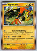 Tapu Koko Promo Deck Exclusives 065/191 NM 2016