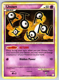 Unown (54) Uncommon HeartGold SoulSilver 54/123 LP 2010