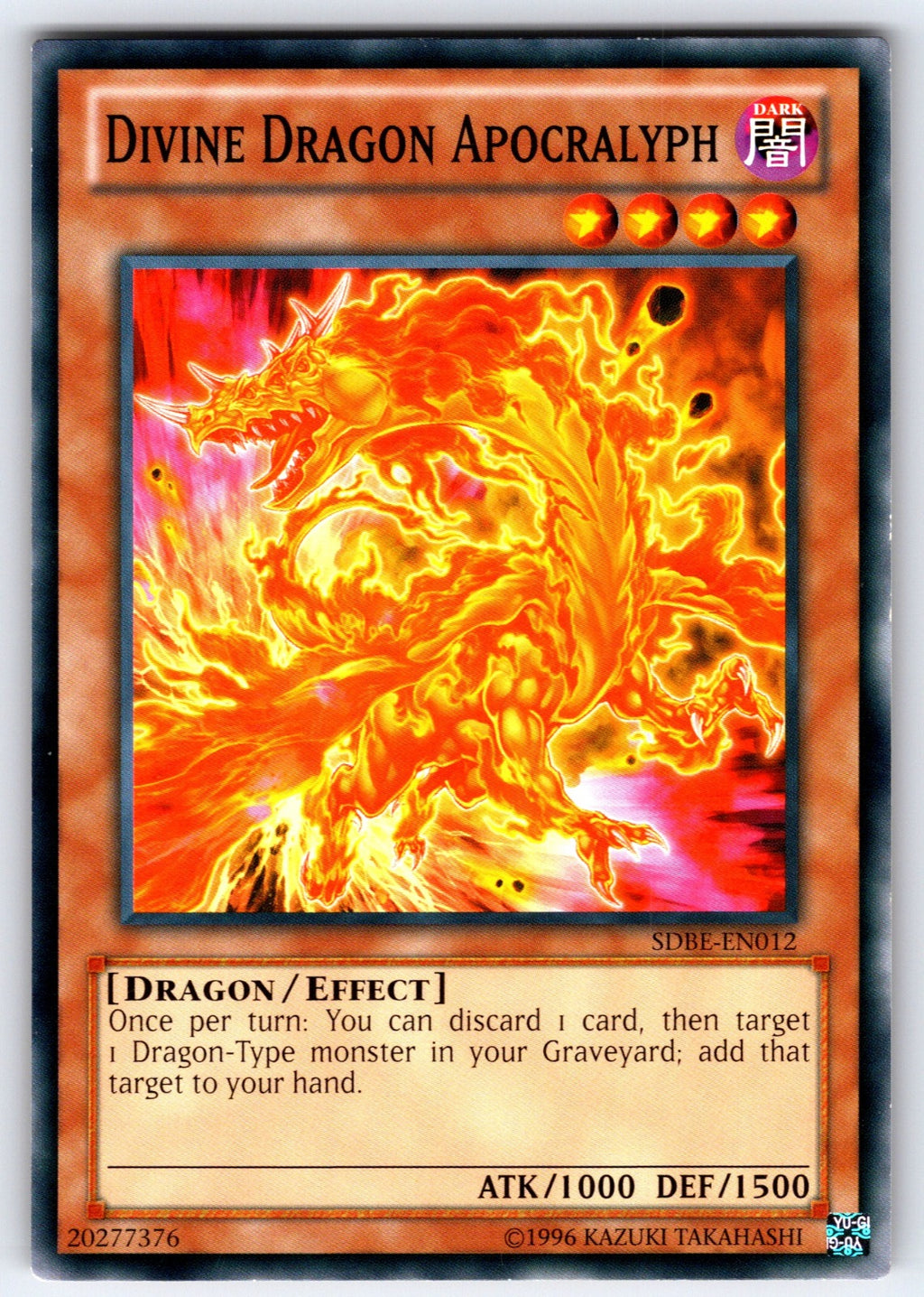Divine Dragon Apocralyph Unlimited Common Structure Deck: Saga of Blue-Eyes Whit