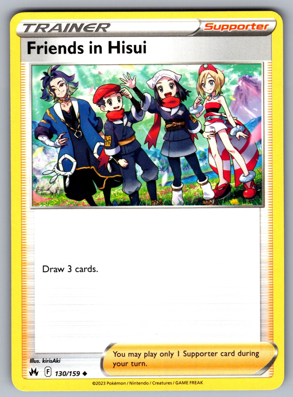 Friends in Hisui Uncommon SWSH: Crown Zenith 130/159 NM 2023