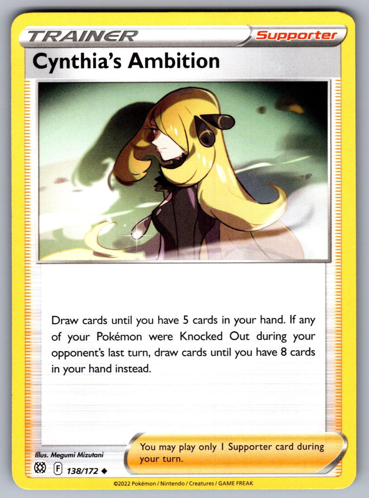 Cynthia's Ambition Uncommon SWSH09: Brilliant Stars 138/172 NM 2022