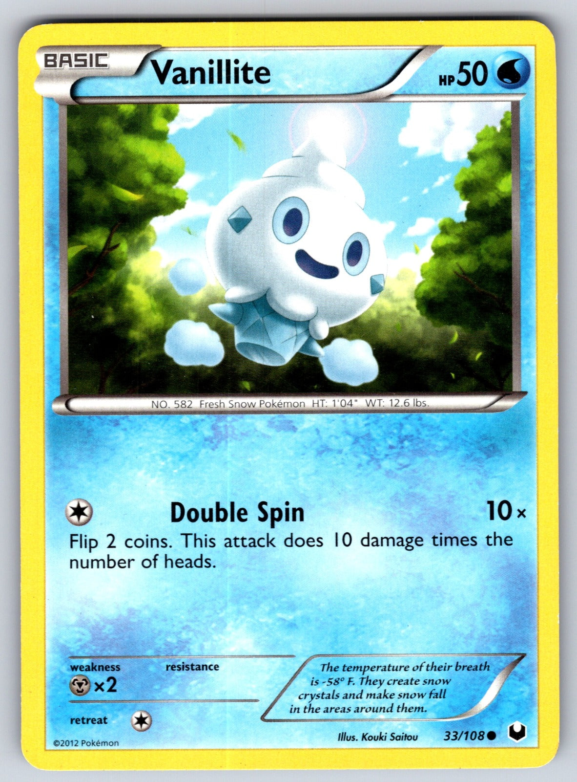 Vanillite Common Dark Explorers 33/108 LP 2012