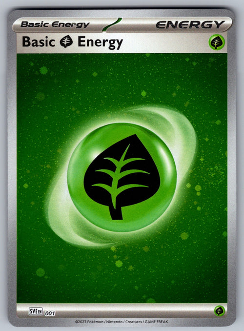Basic Grass Energy Common SVE: Scarlet & Violet Energies 001 NM 2023
