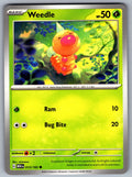 Weedle Common SV: Scarlet & Violet 151 013/165 NM 2023