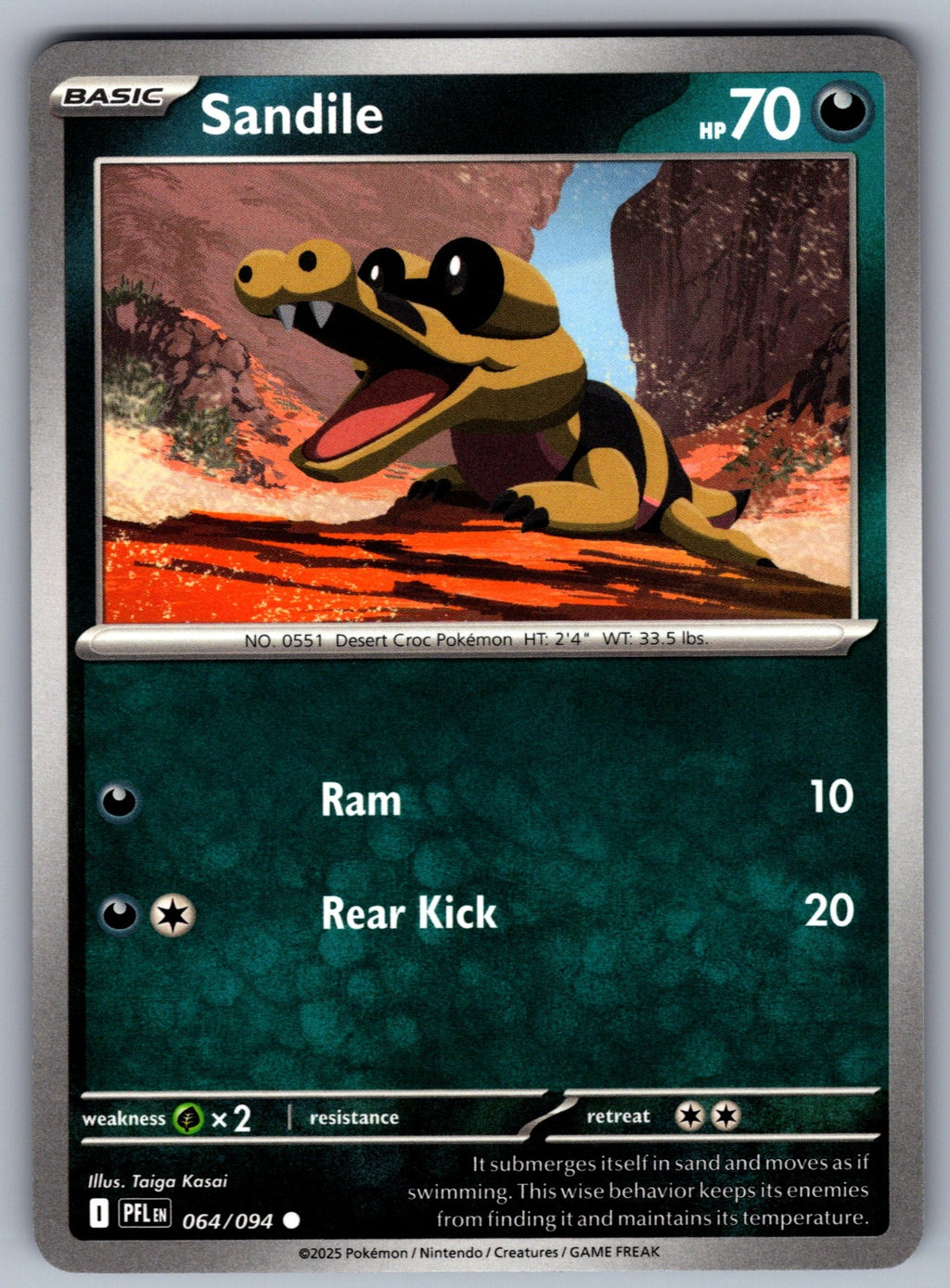 Sandile Common ME02: Phantasmal Flames 064/094 NM 2025