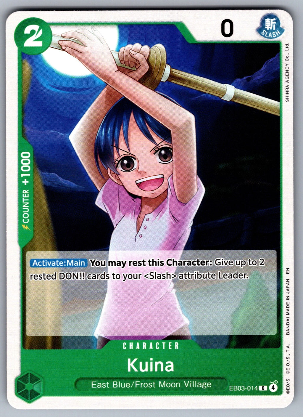 Kuina C Extra Booster: One Piece Heroines Edition EB03-014 NM 2026