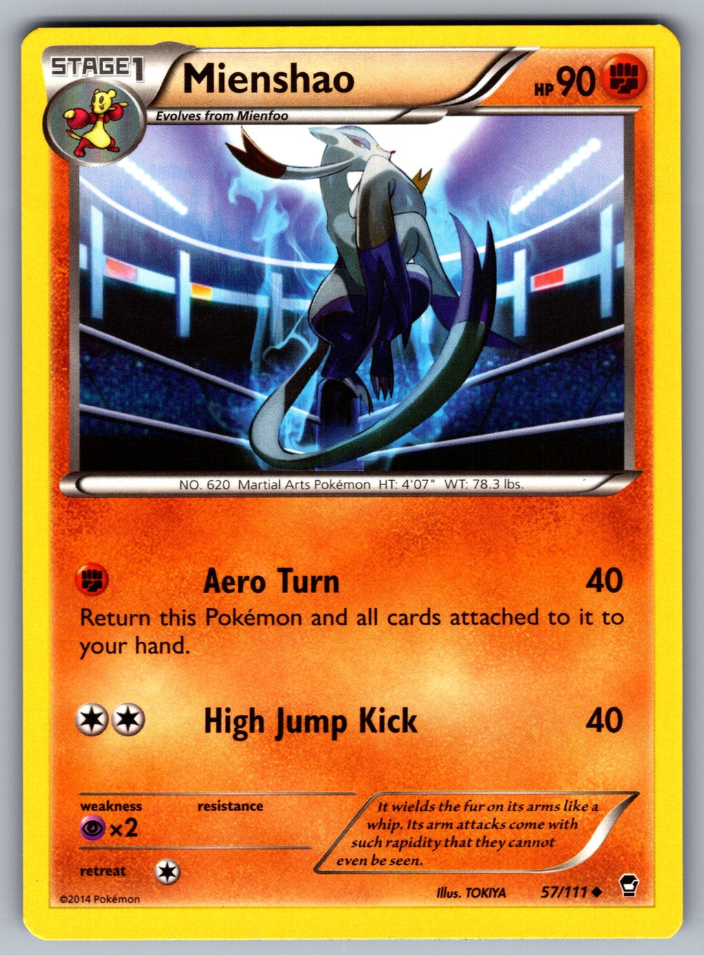 Mienshao Uncommon XY - Furious Fists 57/111 LP 2014