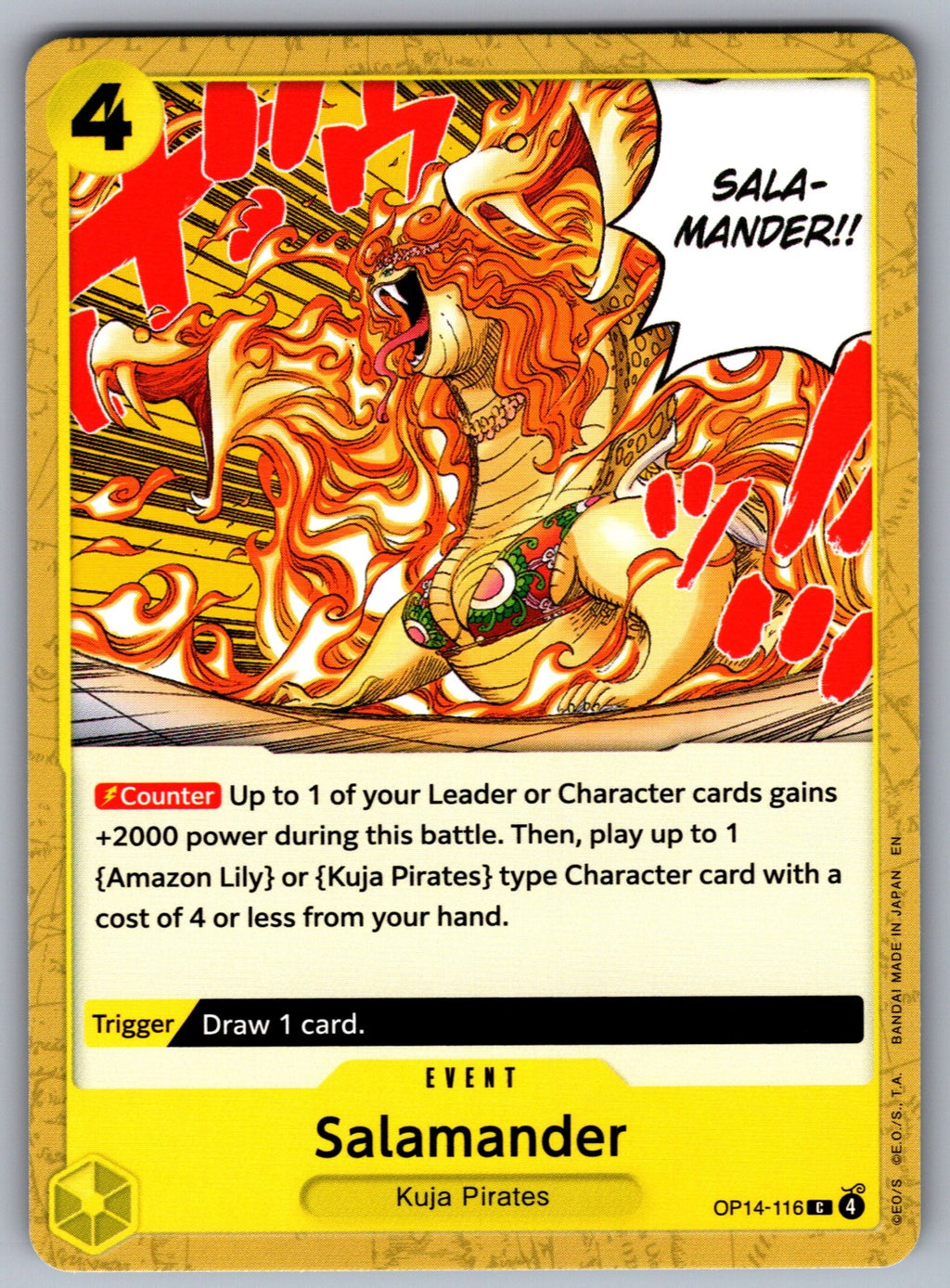 Salamander C The Azure Sea's Seven OP14-116 NM 2026