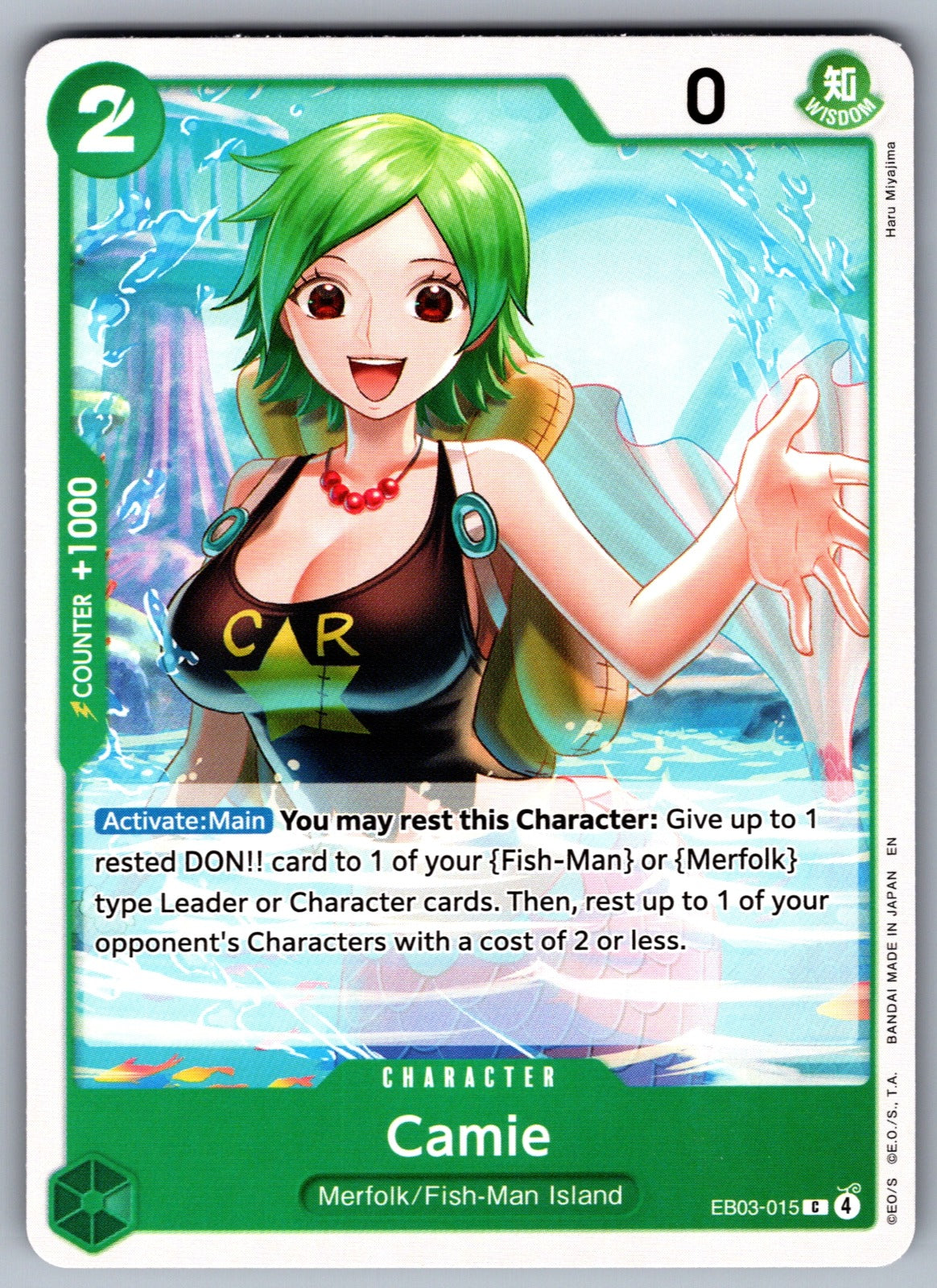 Camie C Extra Booster: One Piece Heroines Edition EB03-015 NM 2026