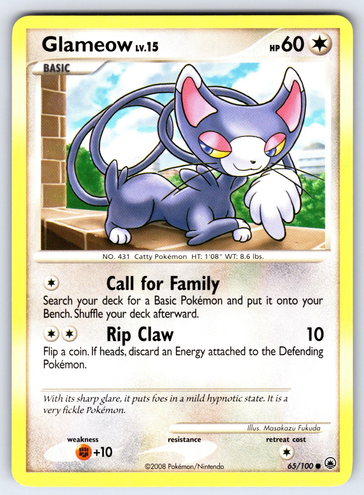Glameow Common Majestic Dawn 65/100 LP 2008
