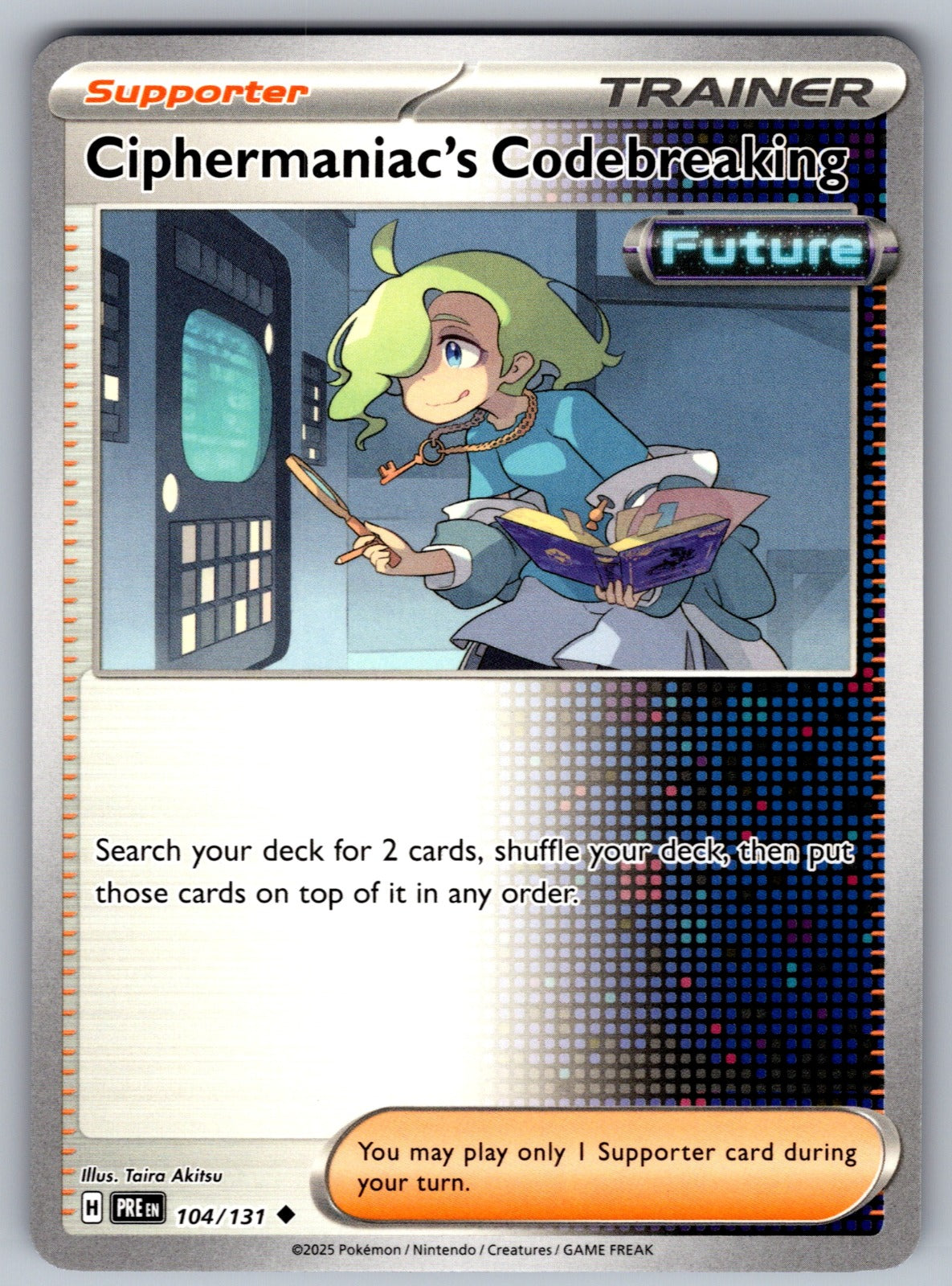 Ciphermaniac's Codebreaking Uncommon SV: Prismatic Evolutions 104/131 NM 2025