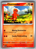Charmander Common SV: Scarlet & Violet 151 004/165 NM 2023