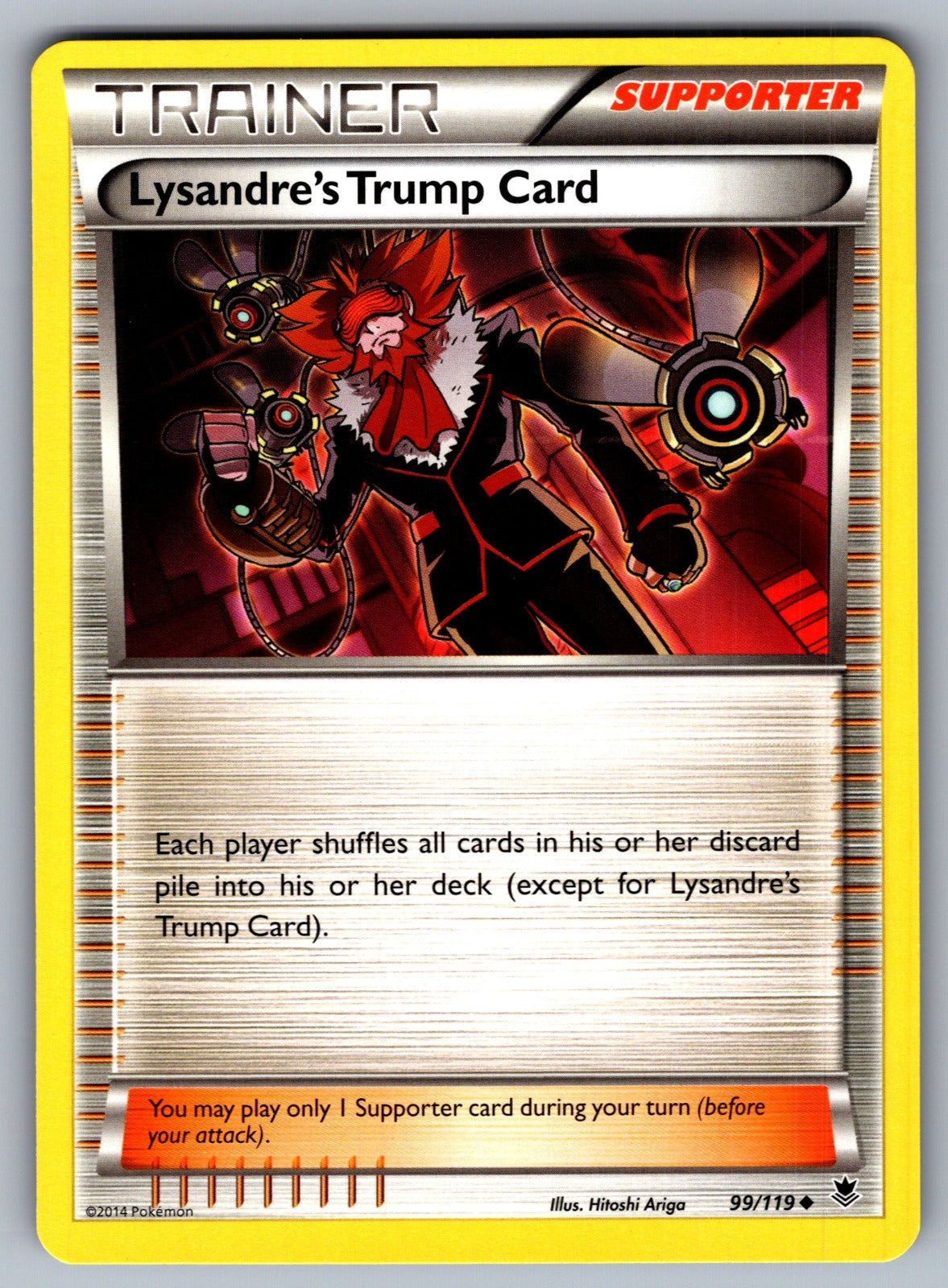 Lysandre's Trump Card Uncommon XY - Phantom Forces 99/119 LP 2014