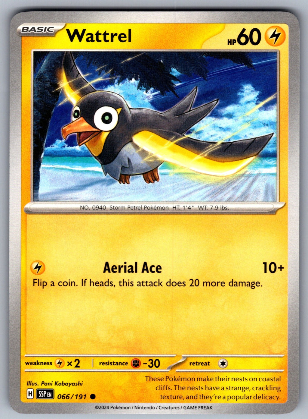 Wattrel Common SV08: Surging Sparks 066/191 NM 2024