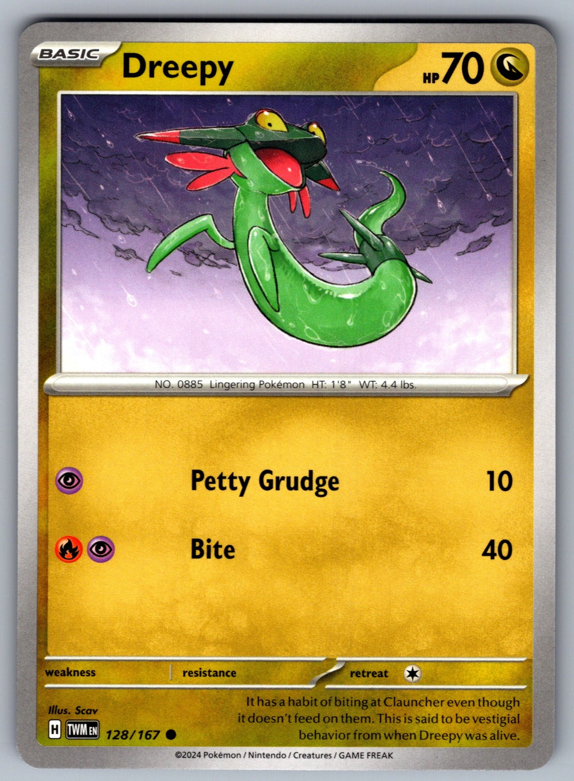 Dreepy Common SV06: Twilight Masquerade 128/167 NM 2024