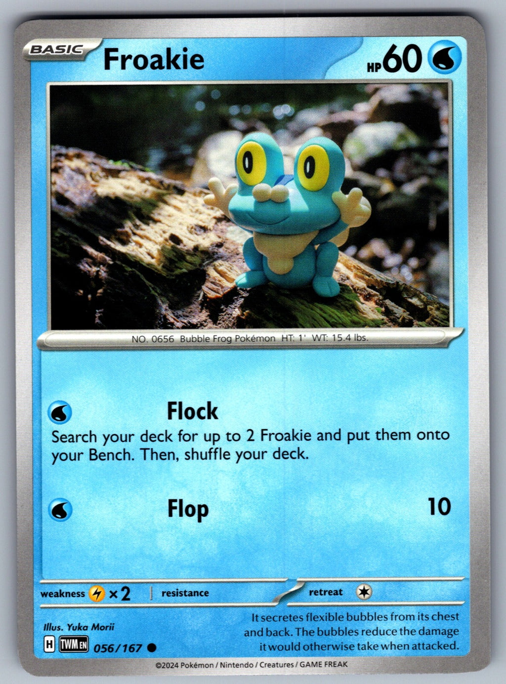Froakie Common SV06: Twilight Masquerade 056/167 NM 2024