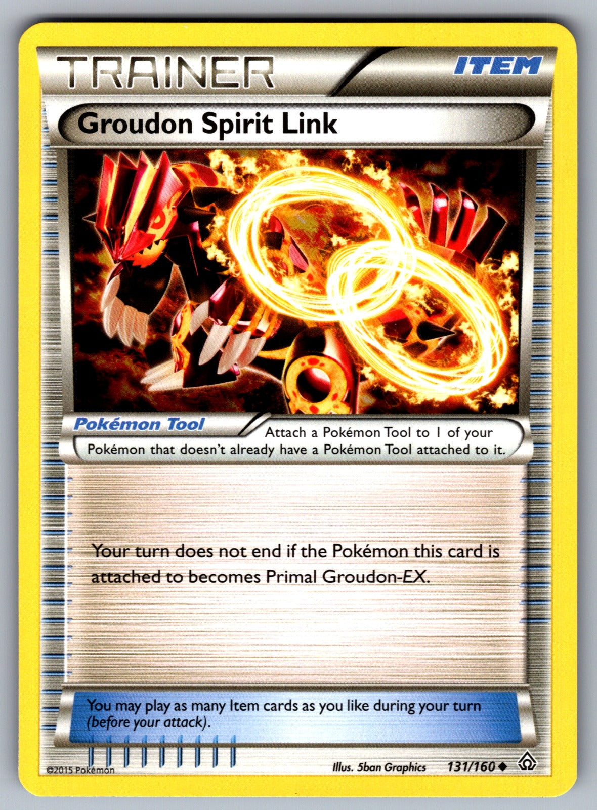 Groudon Spirit Link Uncommon XY - Primal Clash 131/160 LP 2015