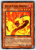 Solar Flare Dragon 1st Edition Common Structure Deck: Blaze of Destruction SD3-E