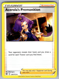 Acerola's Premonition Uncommon SWSH09: Brilliant Stars 129/172 NM 2022