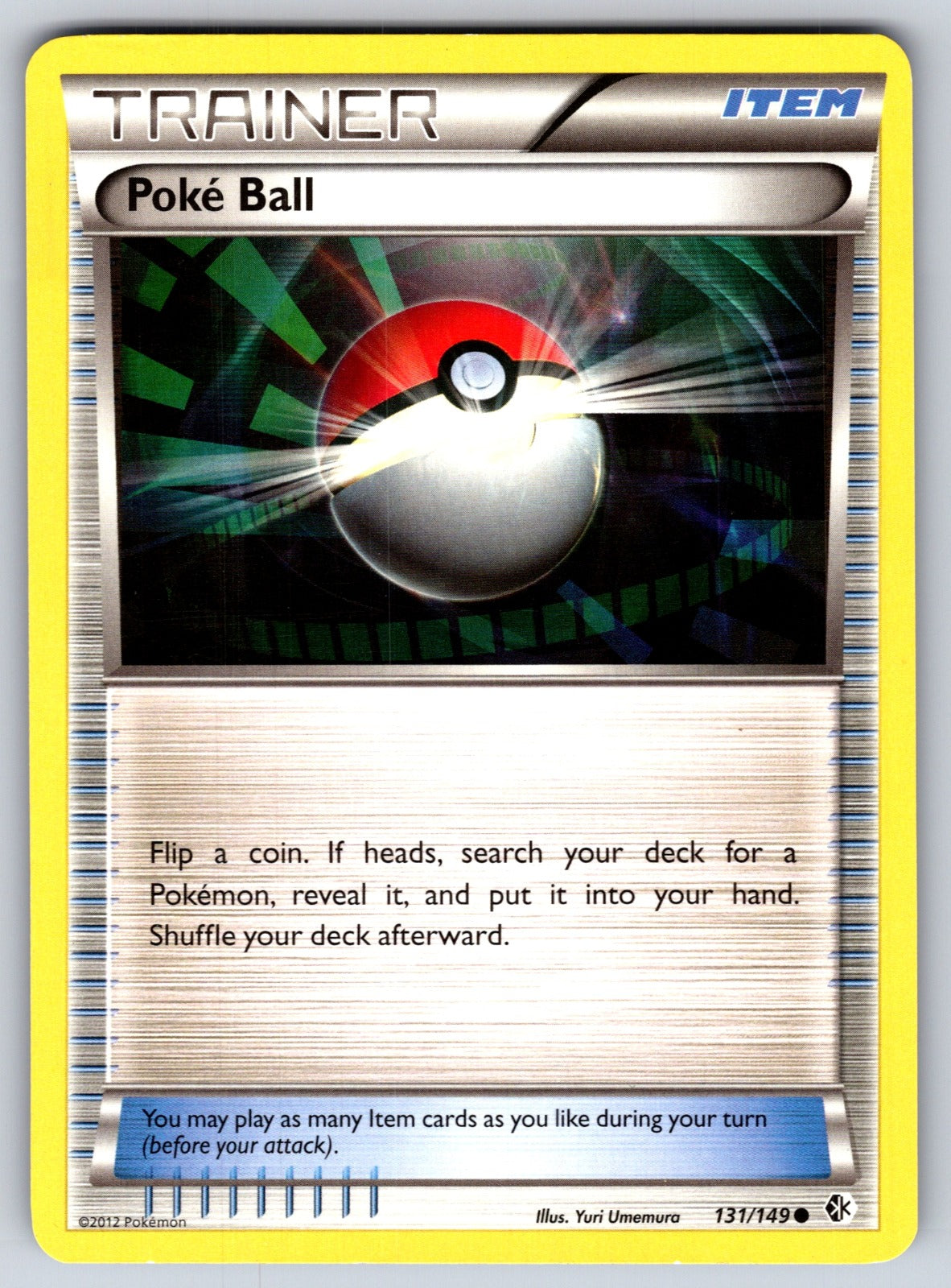 Poke Ball Common Boundaries Crossed 131/149 LP 2012