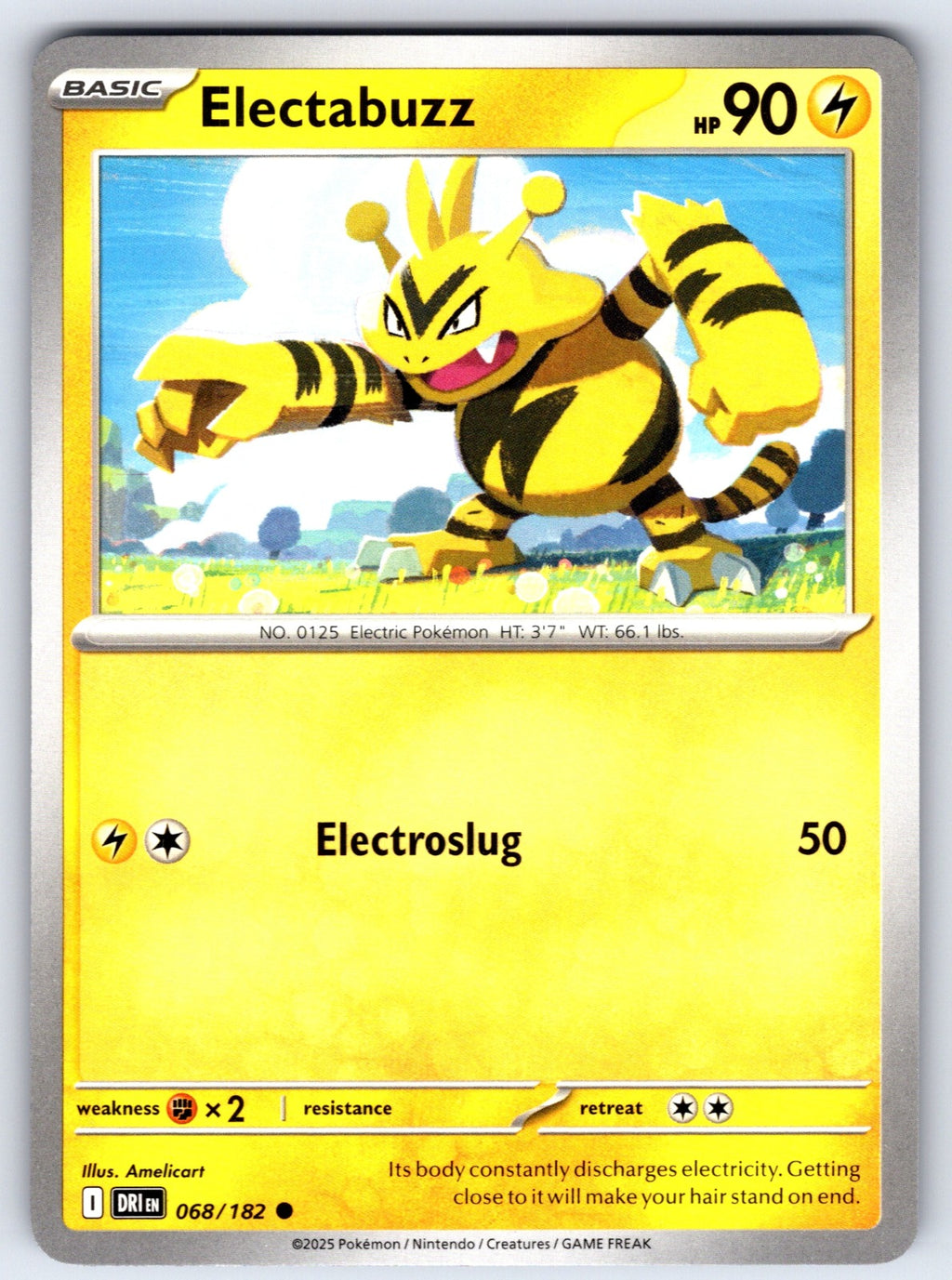 Electabuzz Common SV10: Destined Rivals 068/182 NM 2025