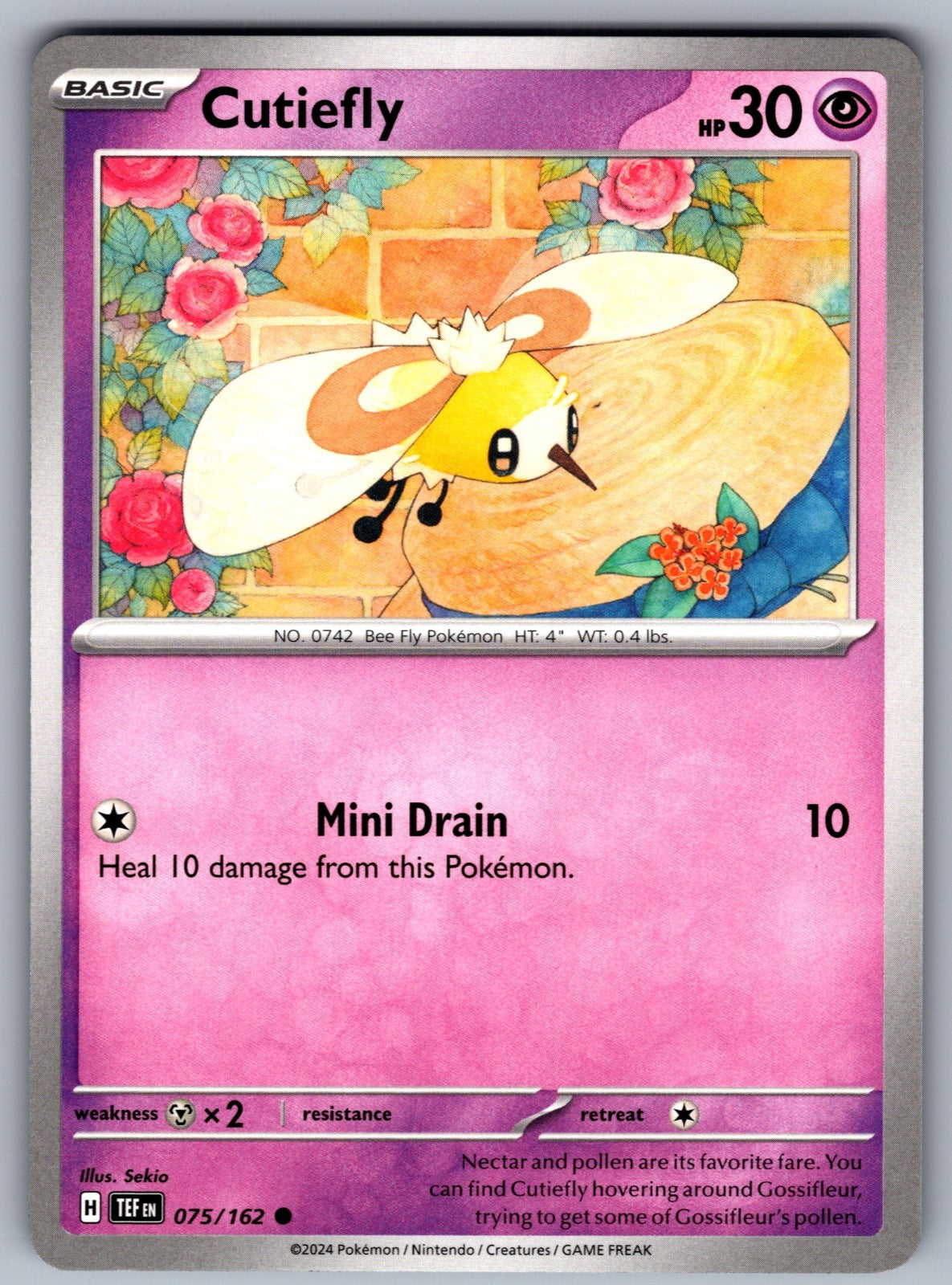 Cutiefly Common SV05: Temporal Forces 075/162 NM 2024