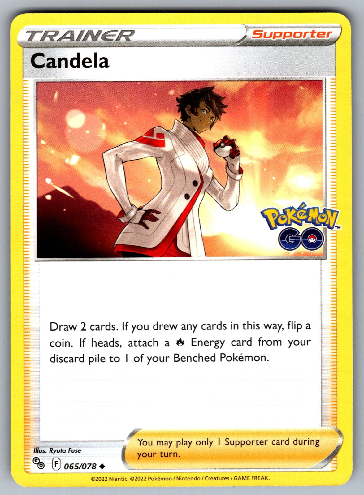 Candela Uncommon Pokemon GO 065/078 NM 2022