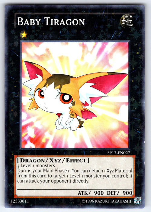 Baby Tiragon (Starfoil) Unlimited Starfoil Rare Star Pack 2013 SP13-EN027 NM 201