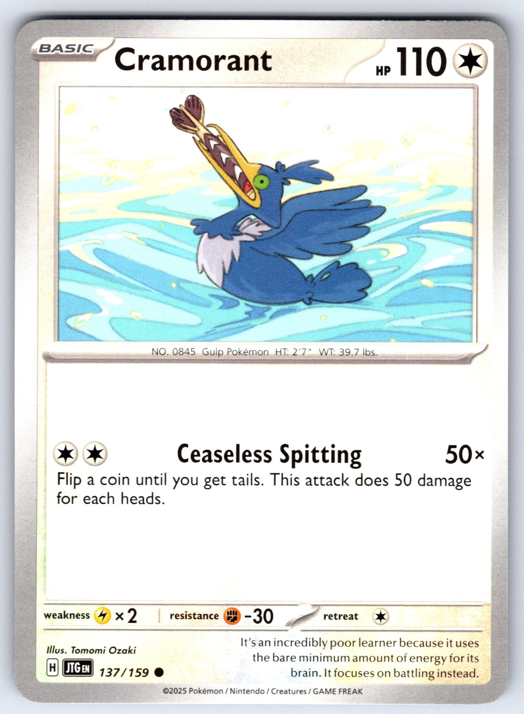 Cramorant Common SV09: Journey Together 137/159 LP 2025