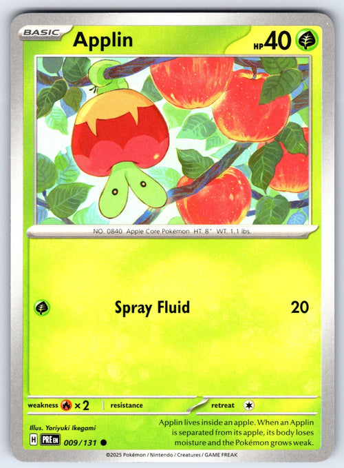 Applin Common SV: Prismatic Evolutions 009/131 NM 2025