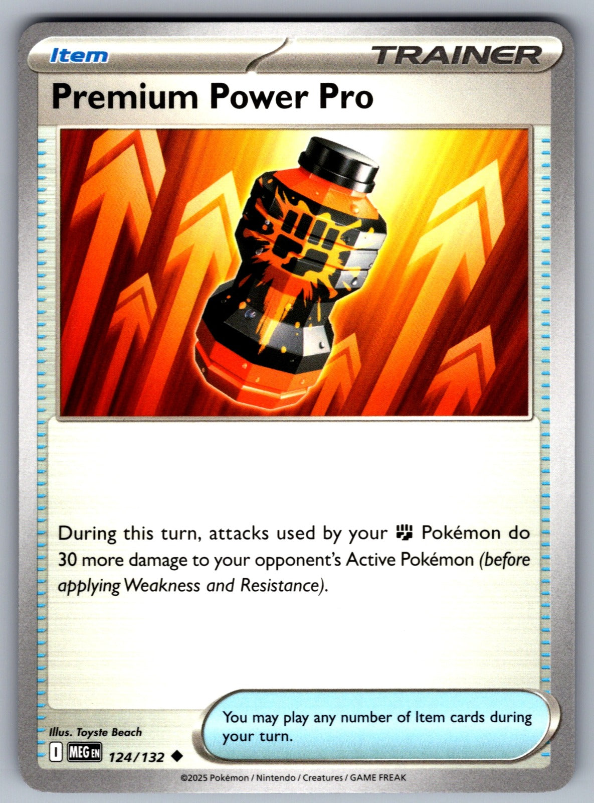 Premium Power Pro Uncommon ME01: Mega Evolution 124/132 NM 2025