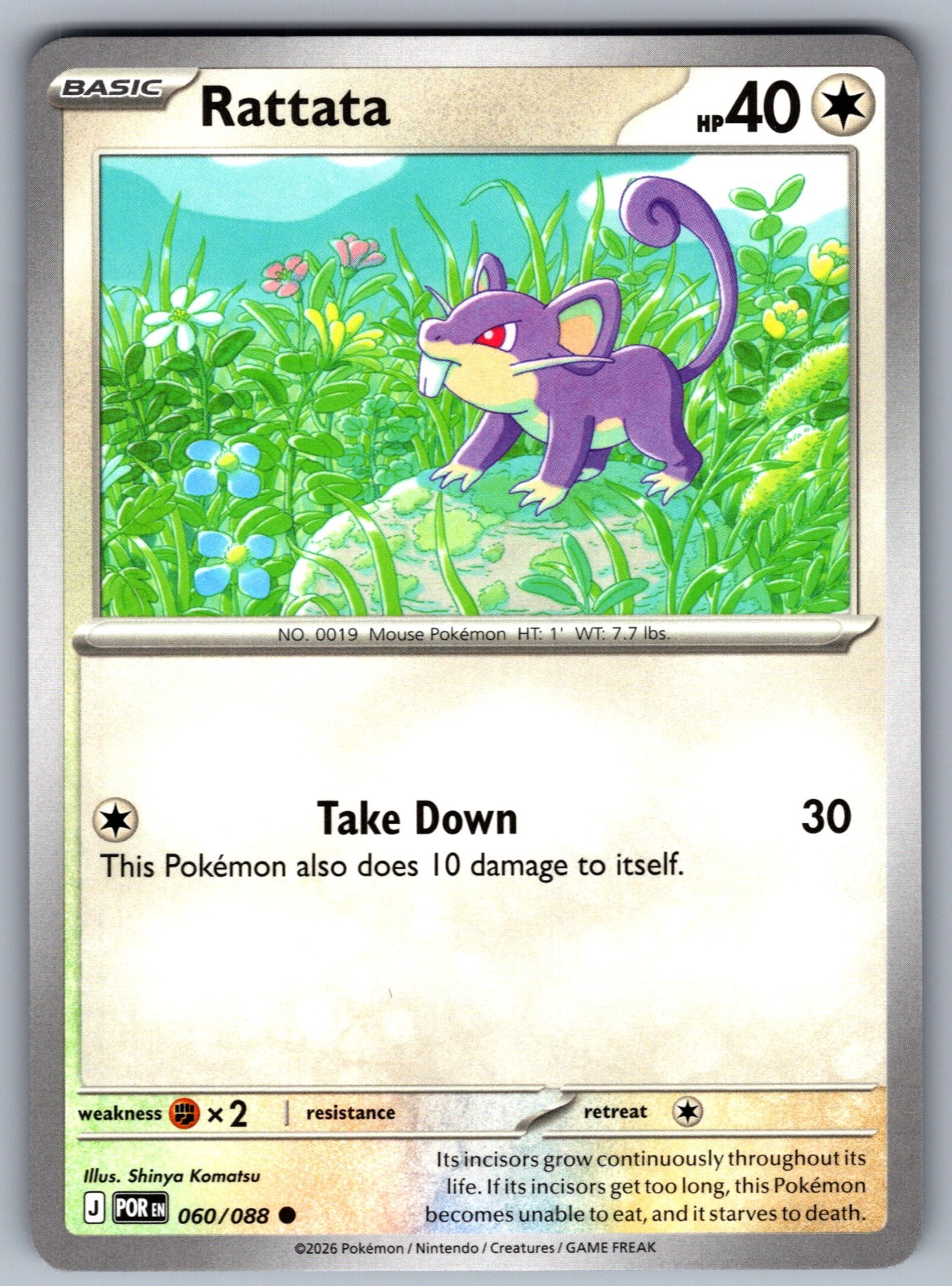 Rattata Common ME03: Perfect Order 060/088 NM 2026