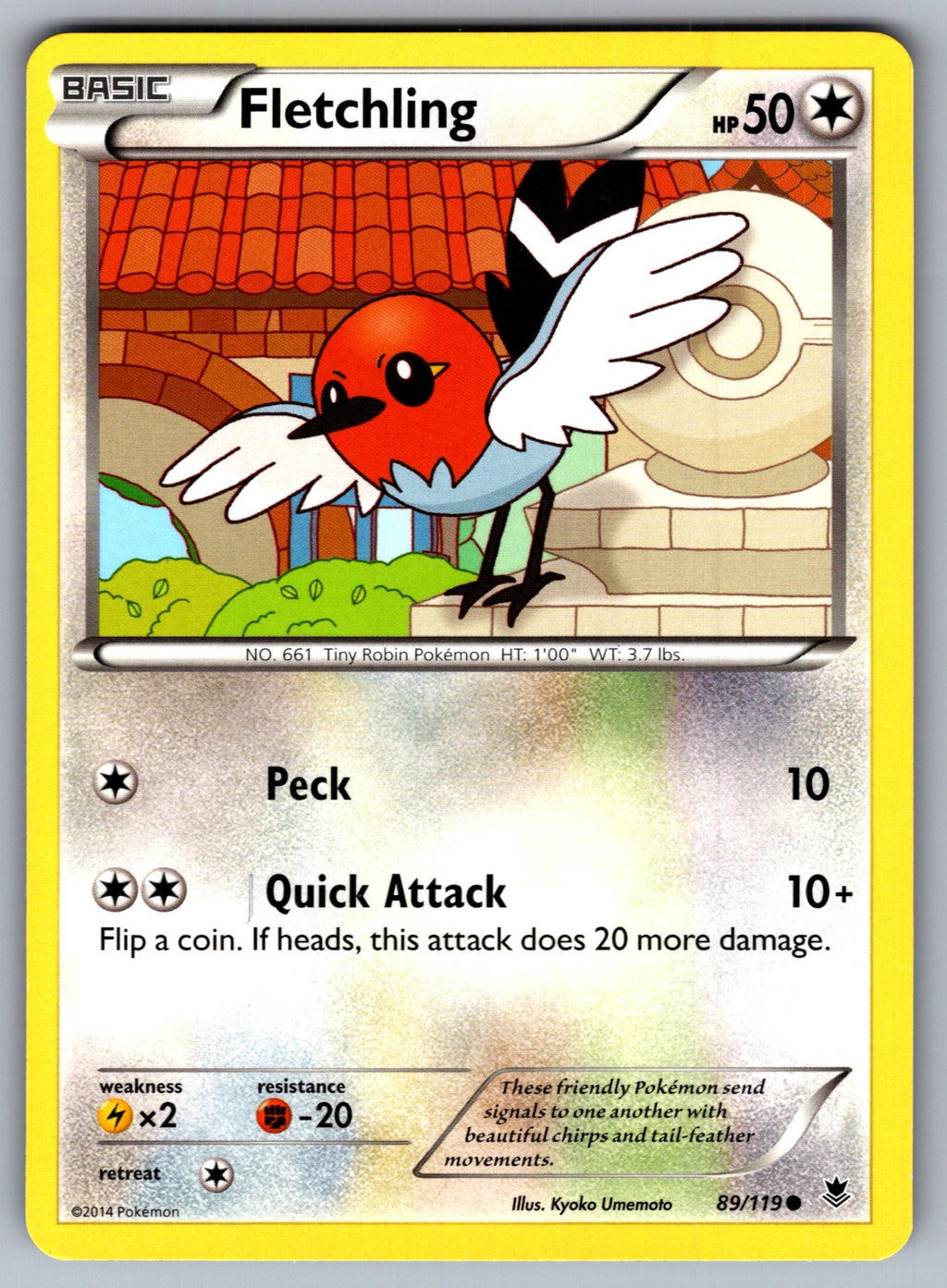 Fletchling Common XY - Phantom Forces 89/119 LP 2014