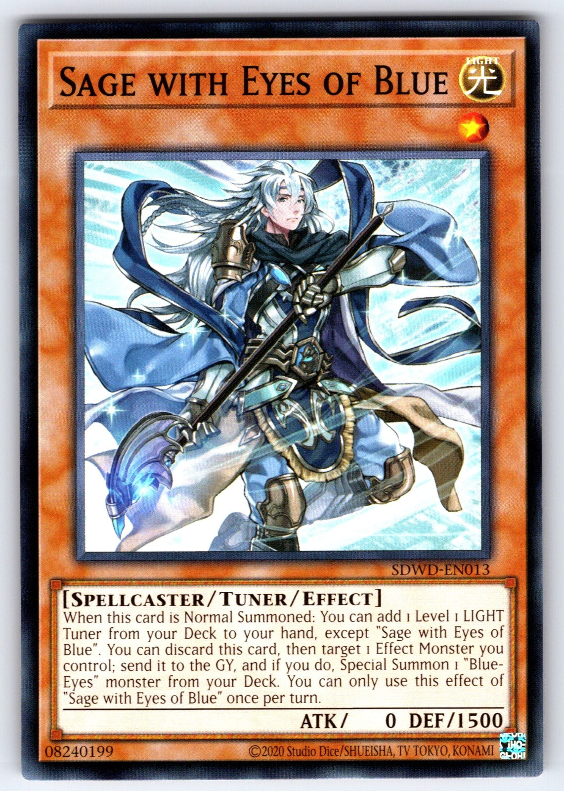 Sage with Eyes of Blue Unlimited Common Structure Deck: Blue-Eyes White Destiny 