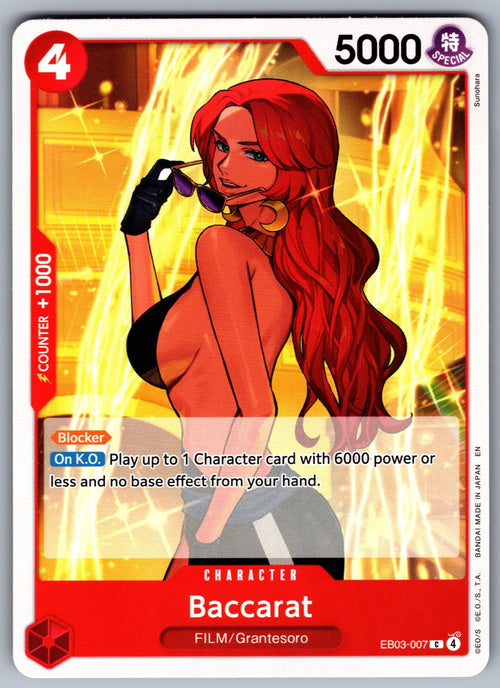 Baccarat C Extra Booster: One Piece Heroines Edition EB03-007 NM 2026