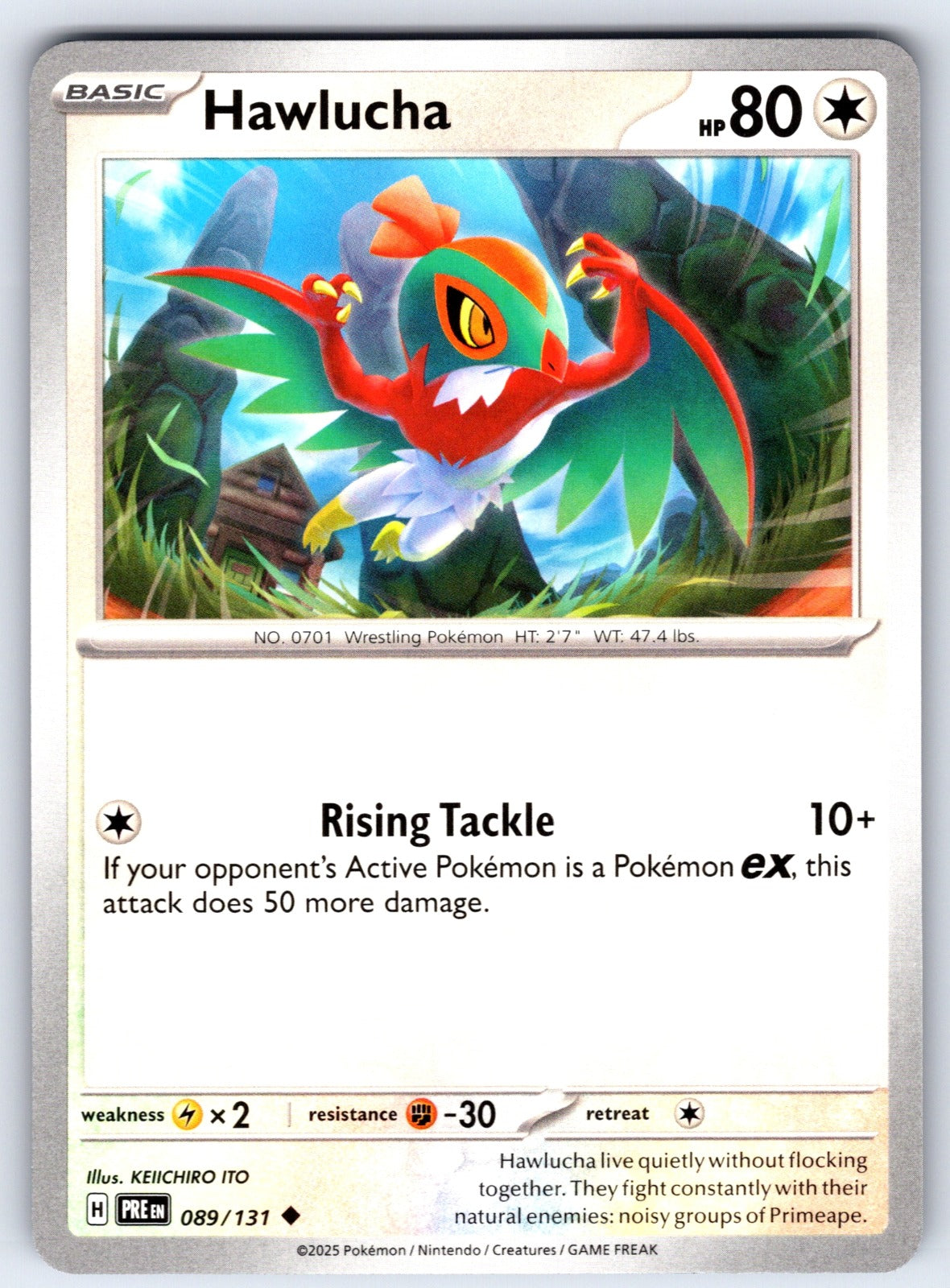 Hawlucha Uncommon SV: Prismatic Evolutions 089/131 NM 2025