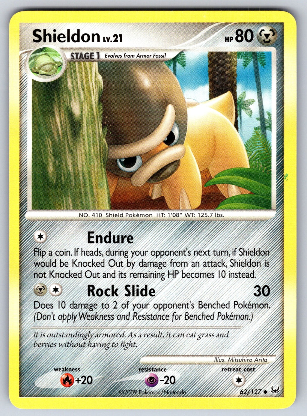 Shieldon Uncommon Platinum 62/127 LP 2009