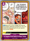 The "Extinguishes All Sound Created by Your Influence" Technique C Legacy of the